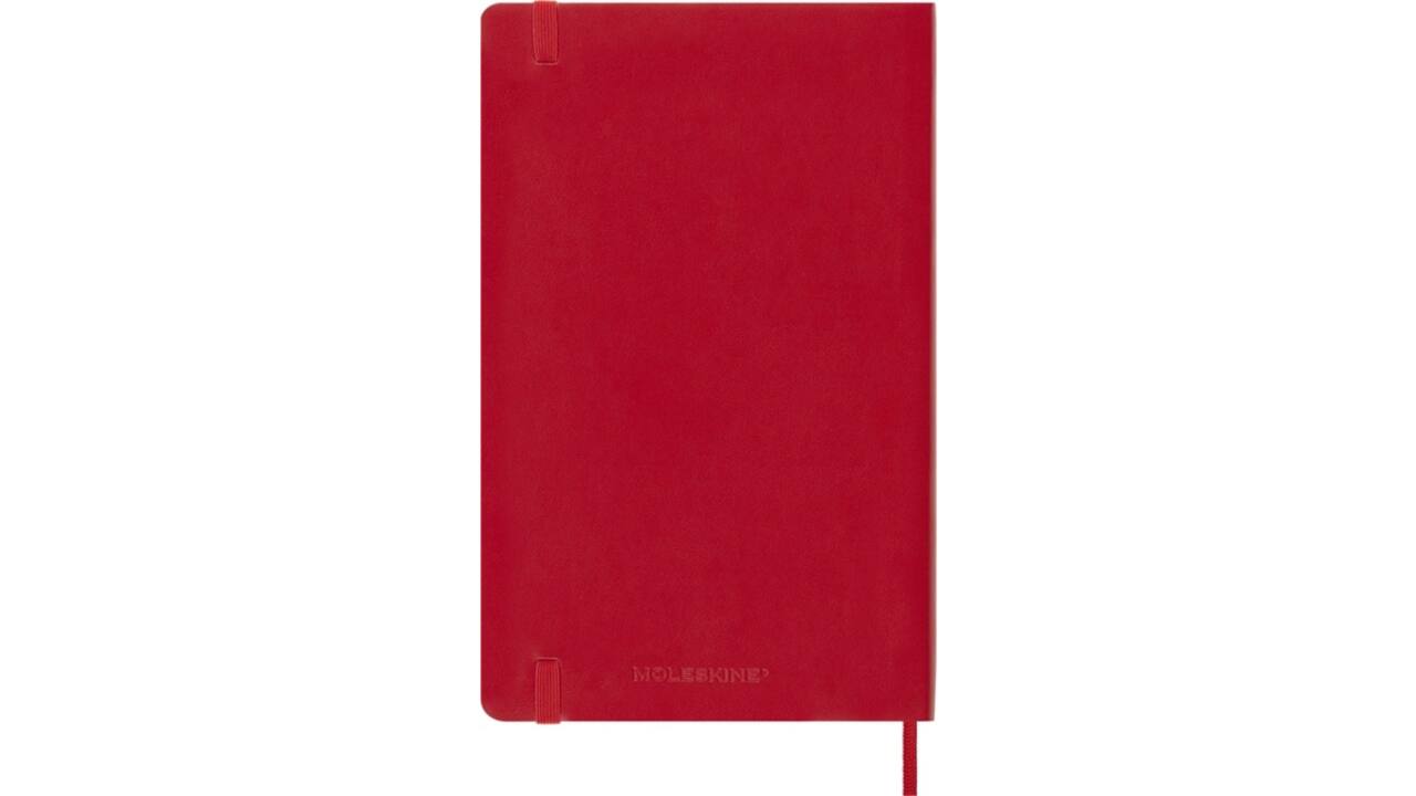 Agenda 2025 Moleskine 12M Planner Weekly 7dagen/1pagina large sc scarlet red