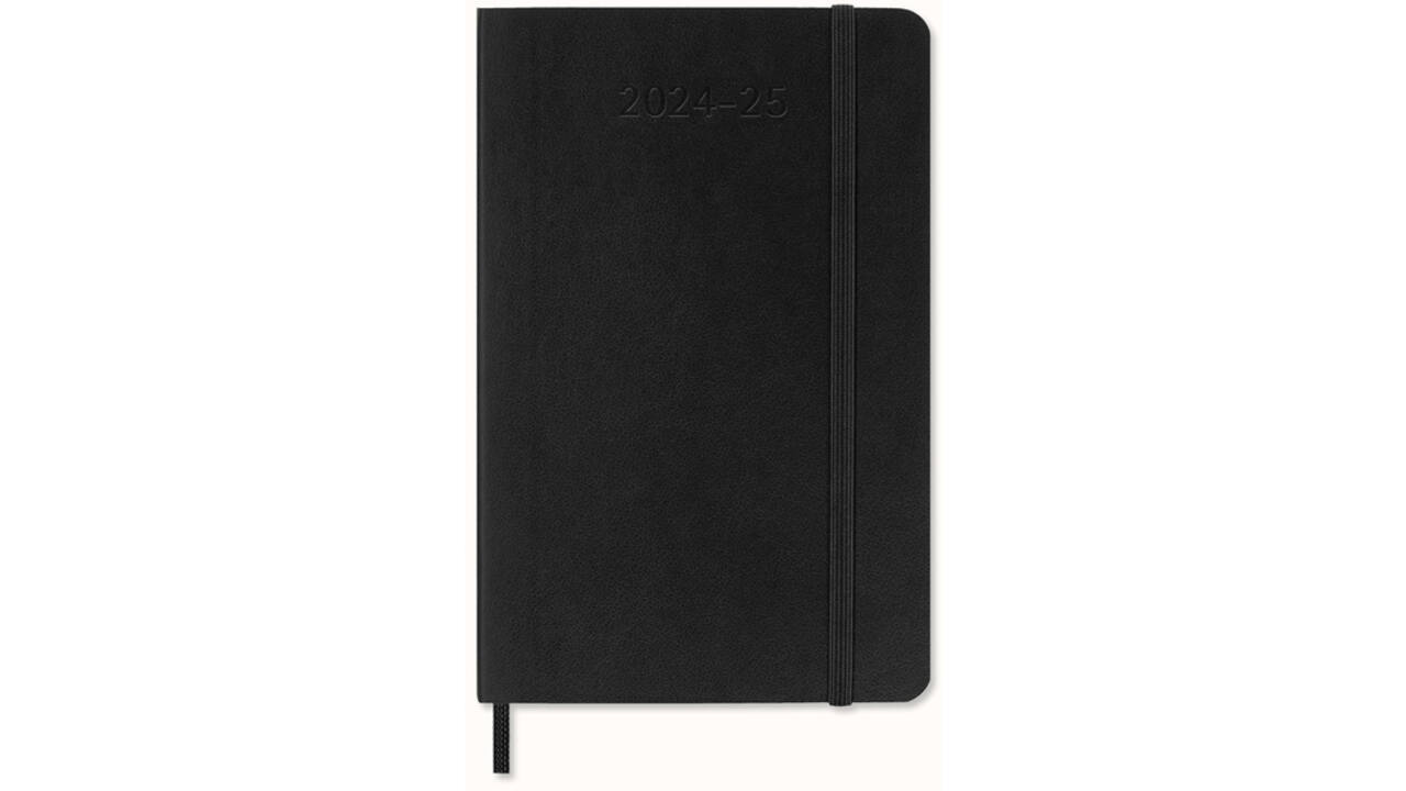 Agenda 2024/2025 Moleskine 18M Planner Weekly 7dagen/1pagina pocket sc black