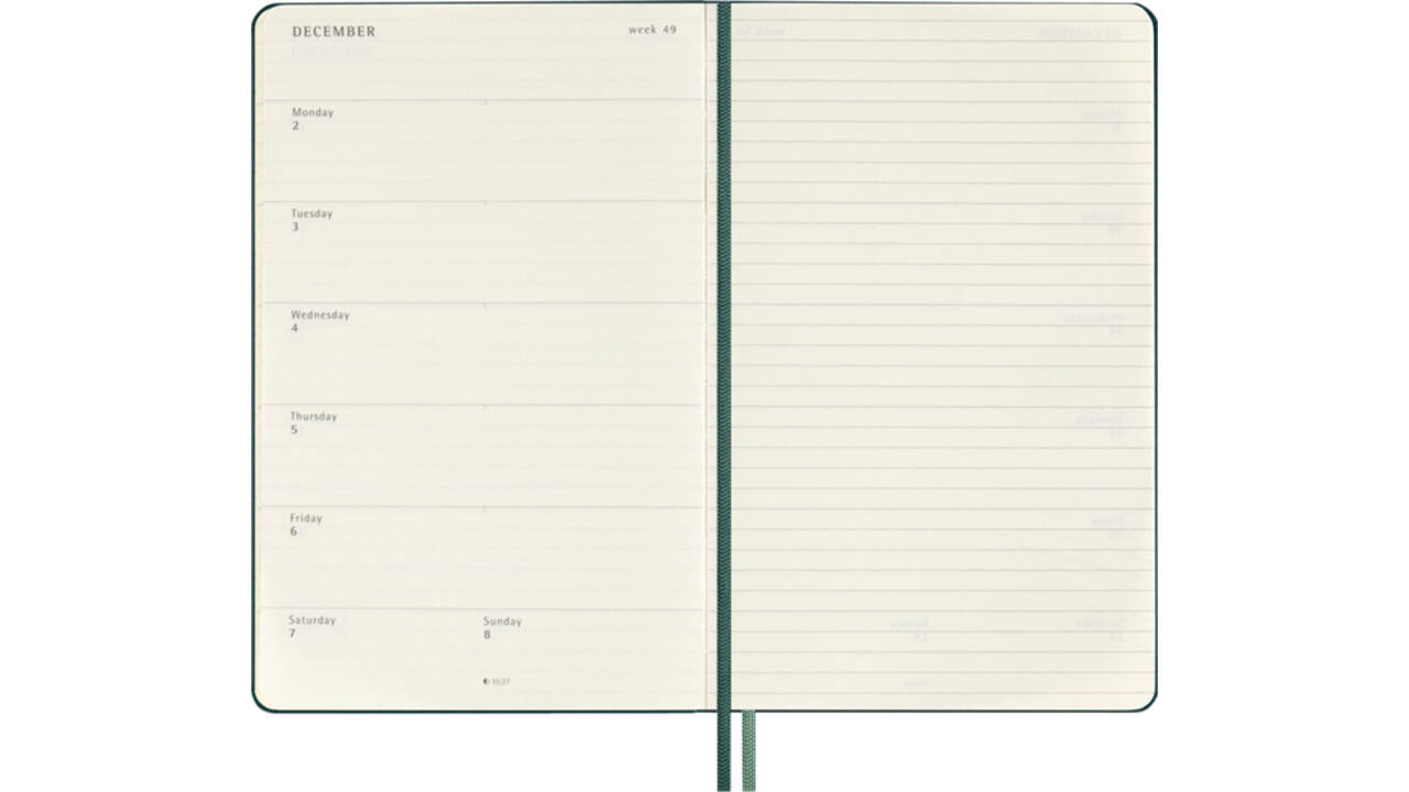 Agenda 2024/2025 Moleskine 18M Harry Potter Alohomora 7dagen/1pagina large hc blauw