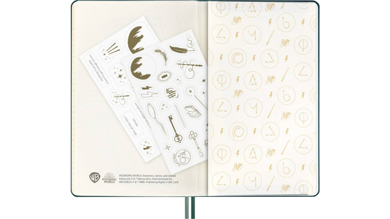 Agenda 2024/2025 Moleskine 18M Harry Potter Alohomora 7dagen/1pagina large hc blauw
