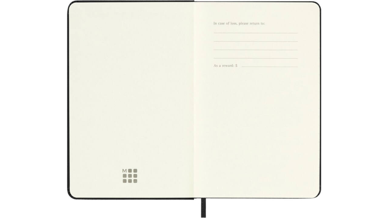Agenda 2024/2025 Moleskine 18M Planner Weekly 7dagen/1pagina pocket hc black