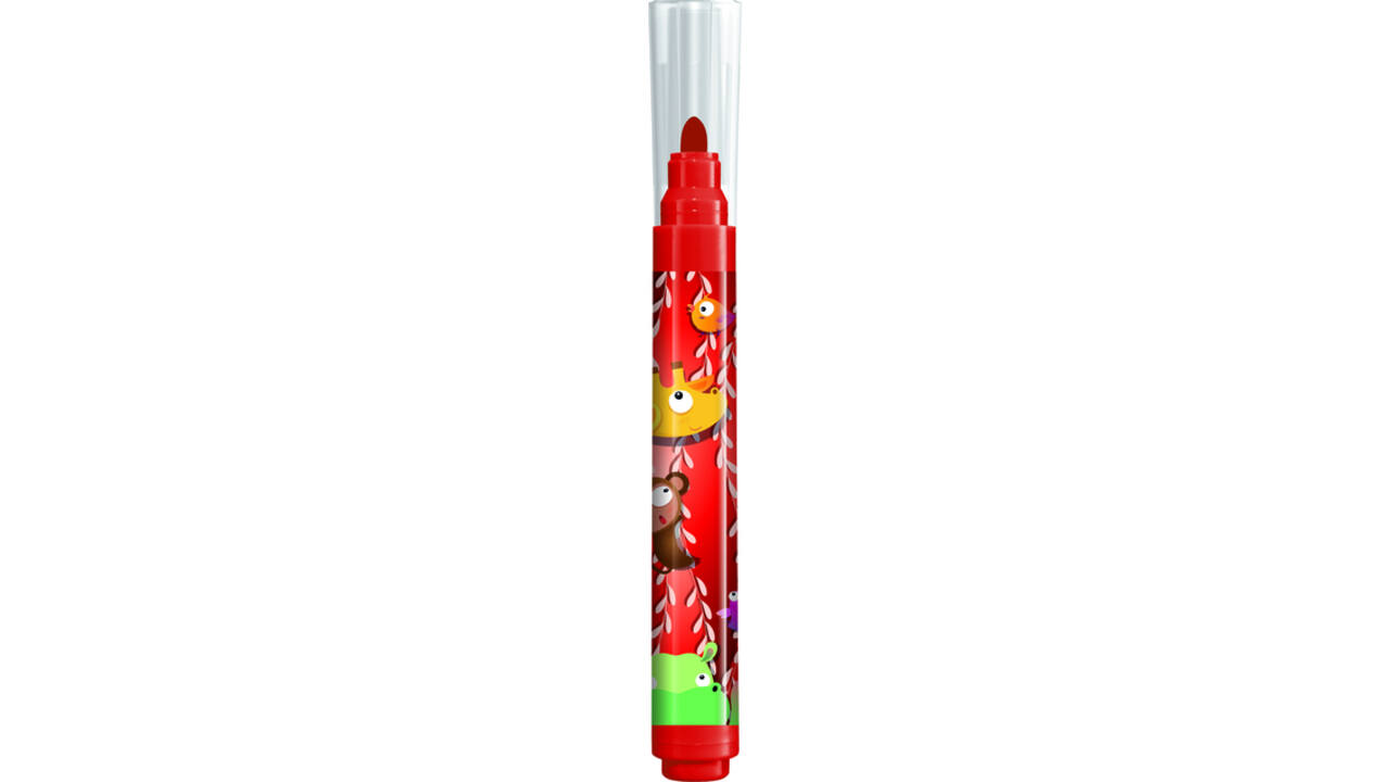 Viltstift Maped Jungle Fever Jumbo set à 12 kleuren