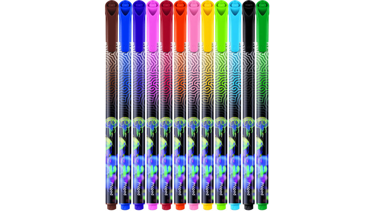 Viltstift Maped Deepsea Paradise set à 12 kleuren