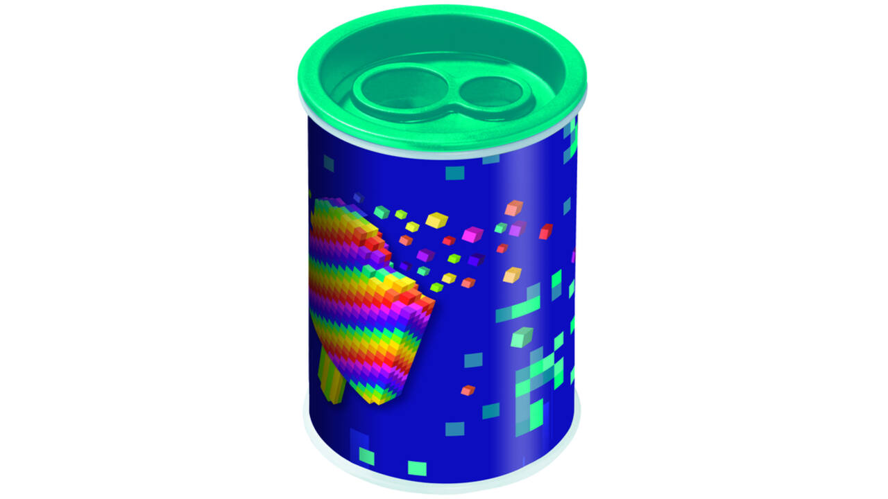 Puntenslijper Maped Pixel Party 2-gaats display à 18 stuks