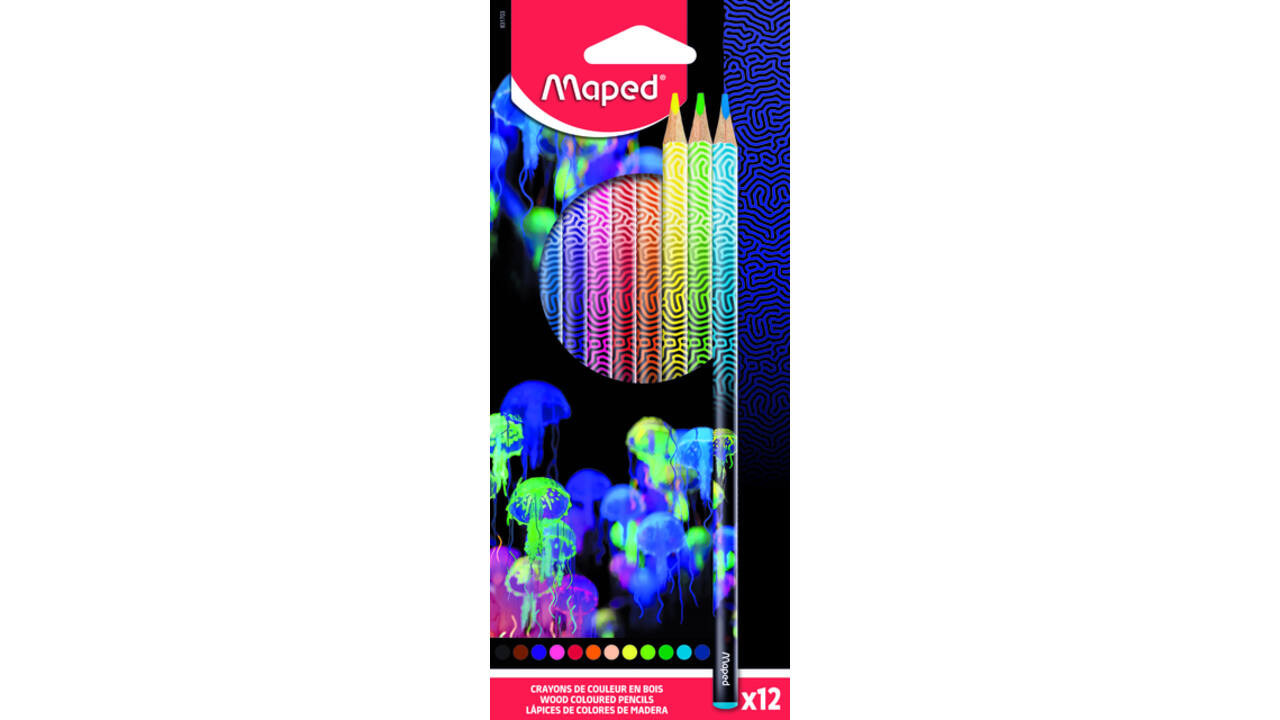 Kleurpotlood Maped Deepsea Paradise set à 12 kleuren