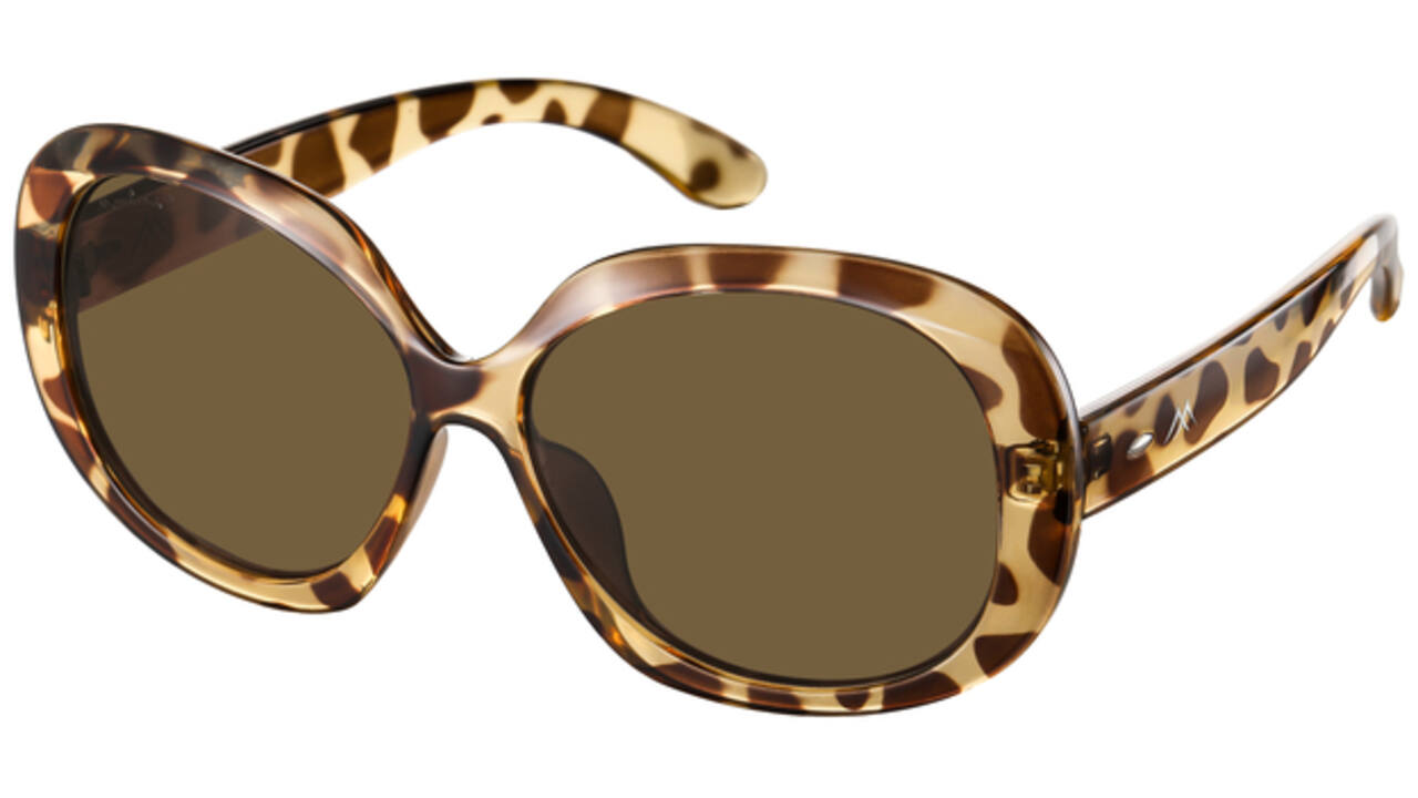 Zonnebril Montana met bruin gepolariseerd glas glans demi