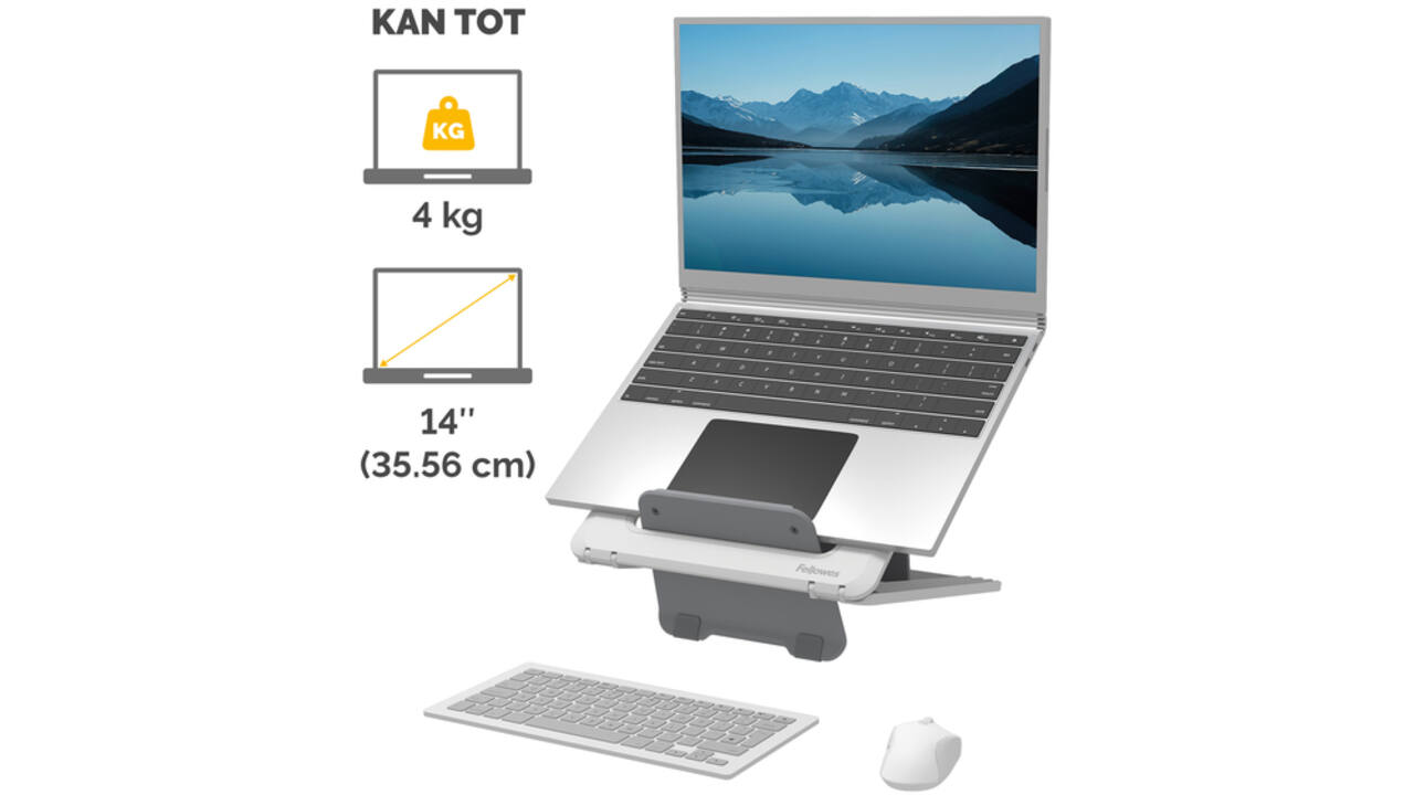 Laptopstandaard Fellowes Breyta wit