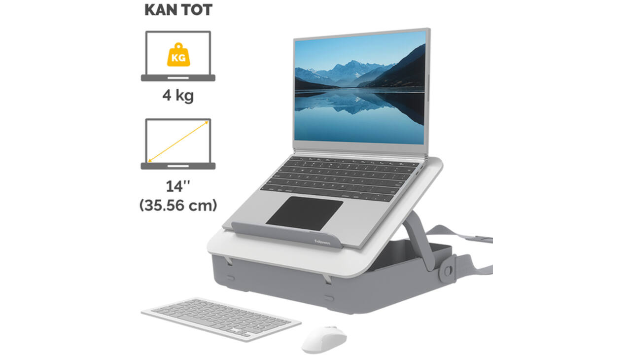 Laptopstandaard Draagtas Fellowes Breyta wit