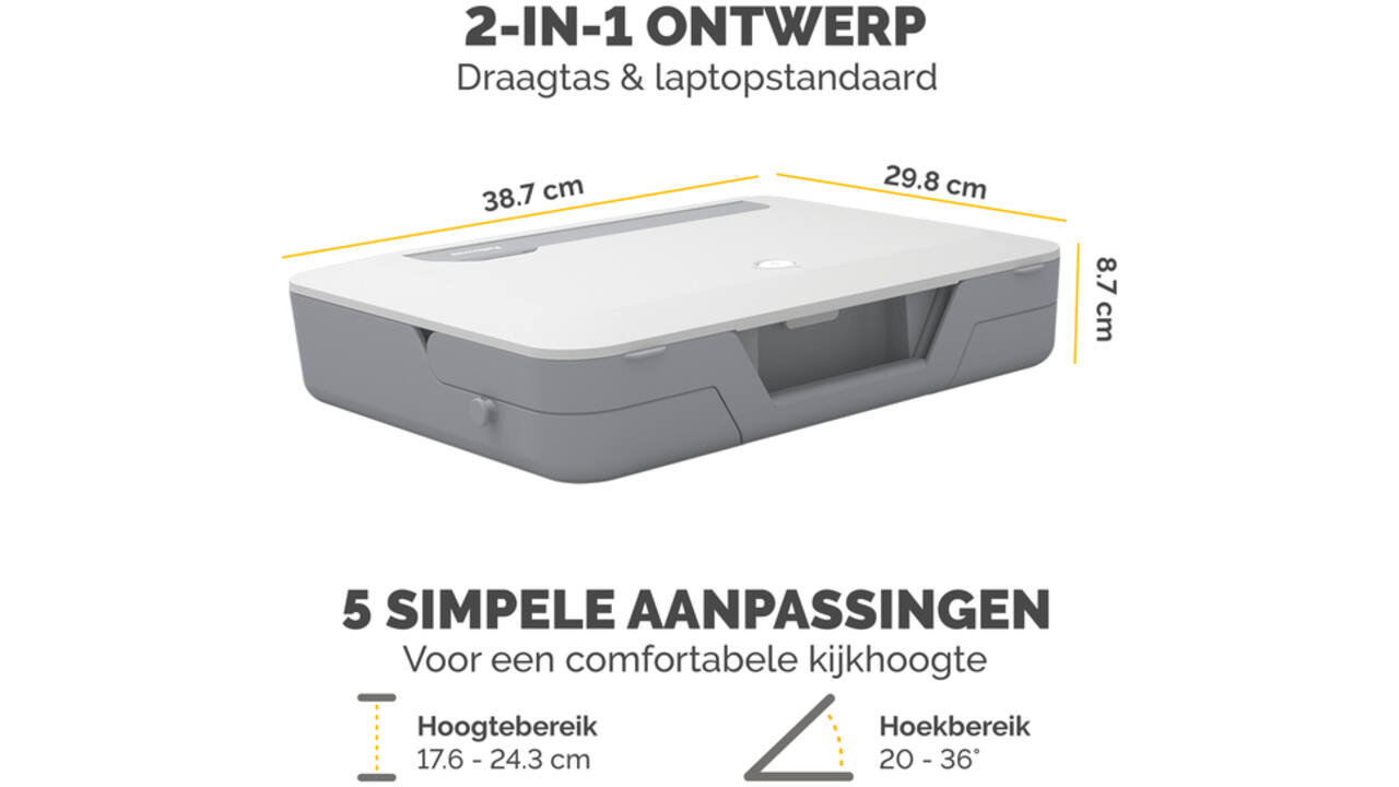 Laptopstandaard Draagtas Fellowes Breyta wit