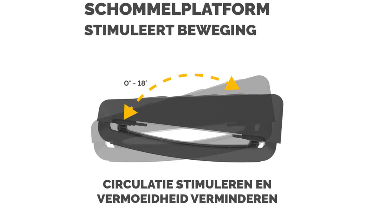 Voetensteun Fellowes Breyta zwart