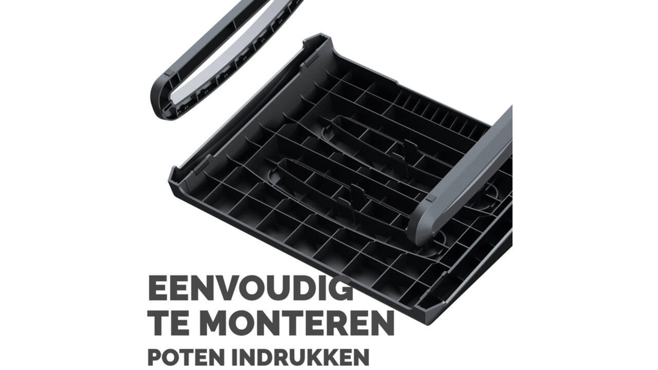 Voetensteun Fellowes Breyta zwart