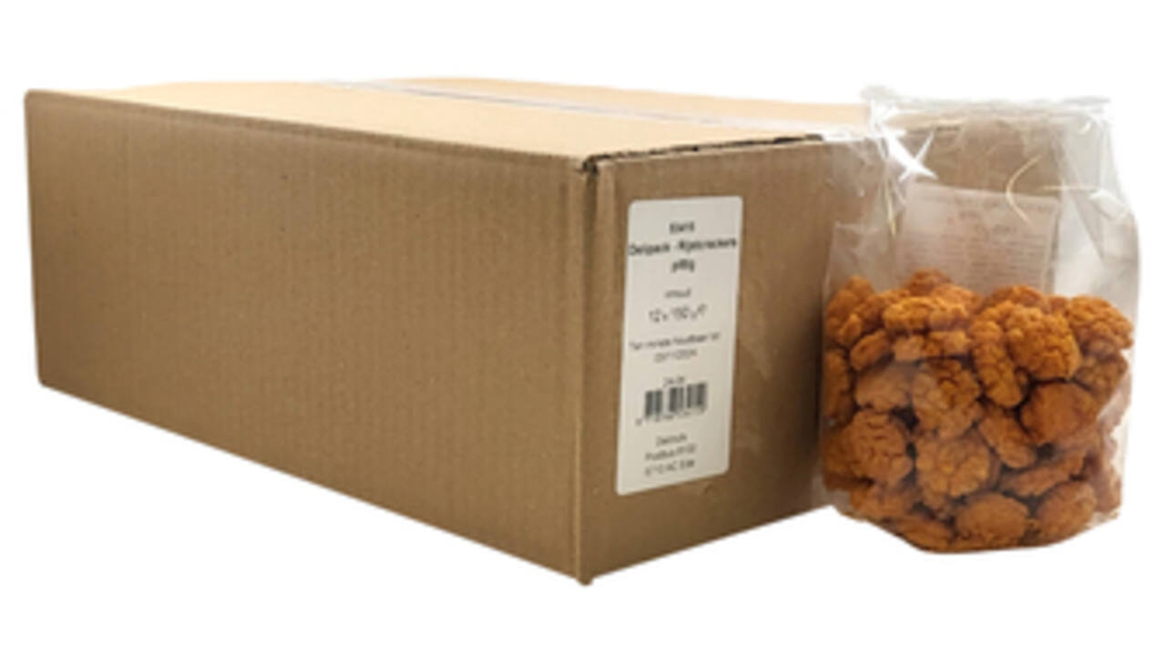 Rijstcrackers Delinuts chili zak 150 gram