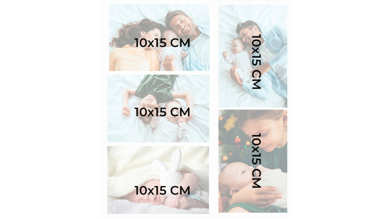 Fotoalbum Exacompta 29x32cm 60 zwarte pagina's Néo Déco wit