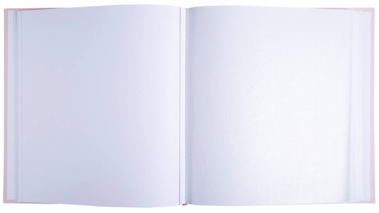 Fotoalbum Exacompta 29x32cm 60 witte pagina's Ellipse roze