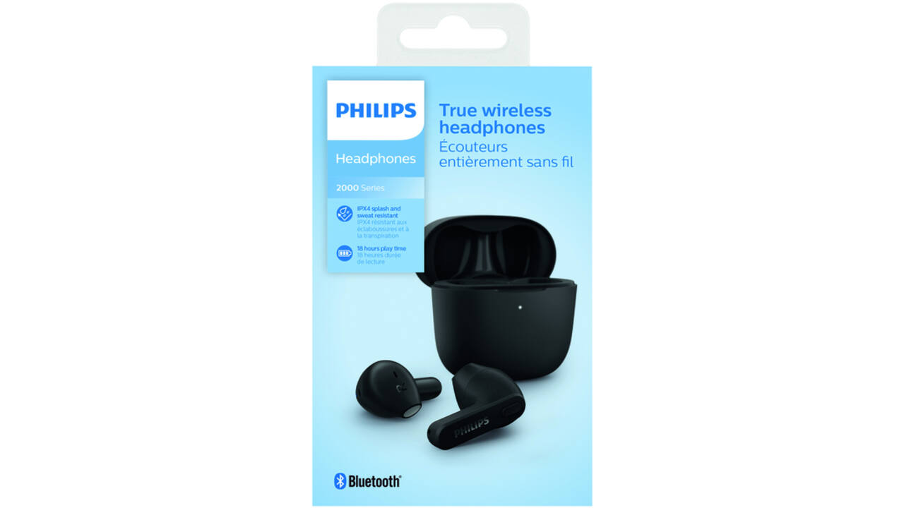 Oortelefoon Philips In-ear TWS TAT2236 zwart