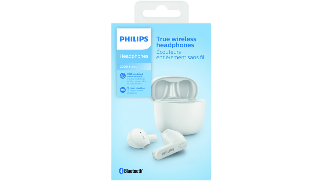 Oortelefoon Philips In-ear TWS TAT2236 wit