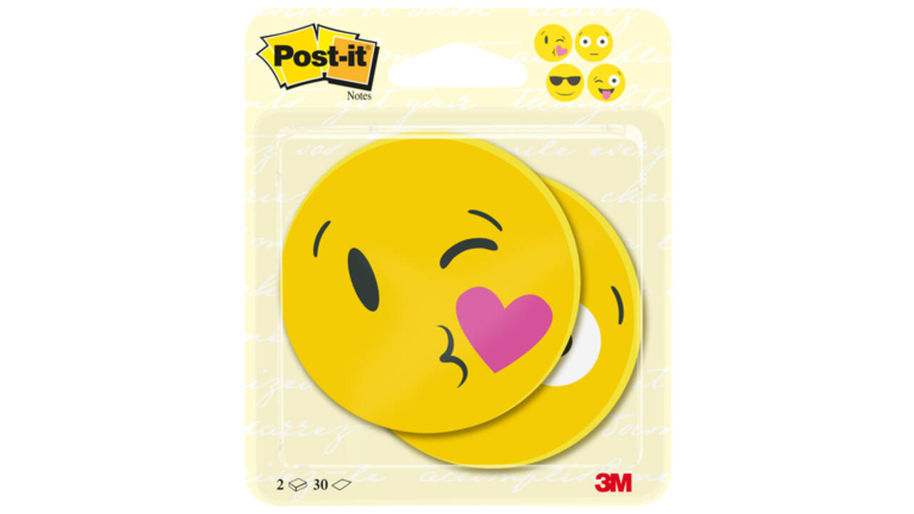 Memoblok 3M Post-it 2030-EMO Face Designs