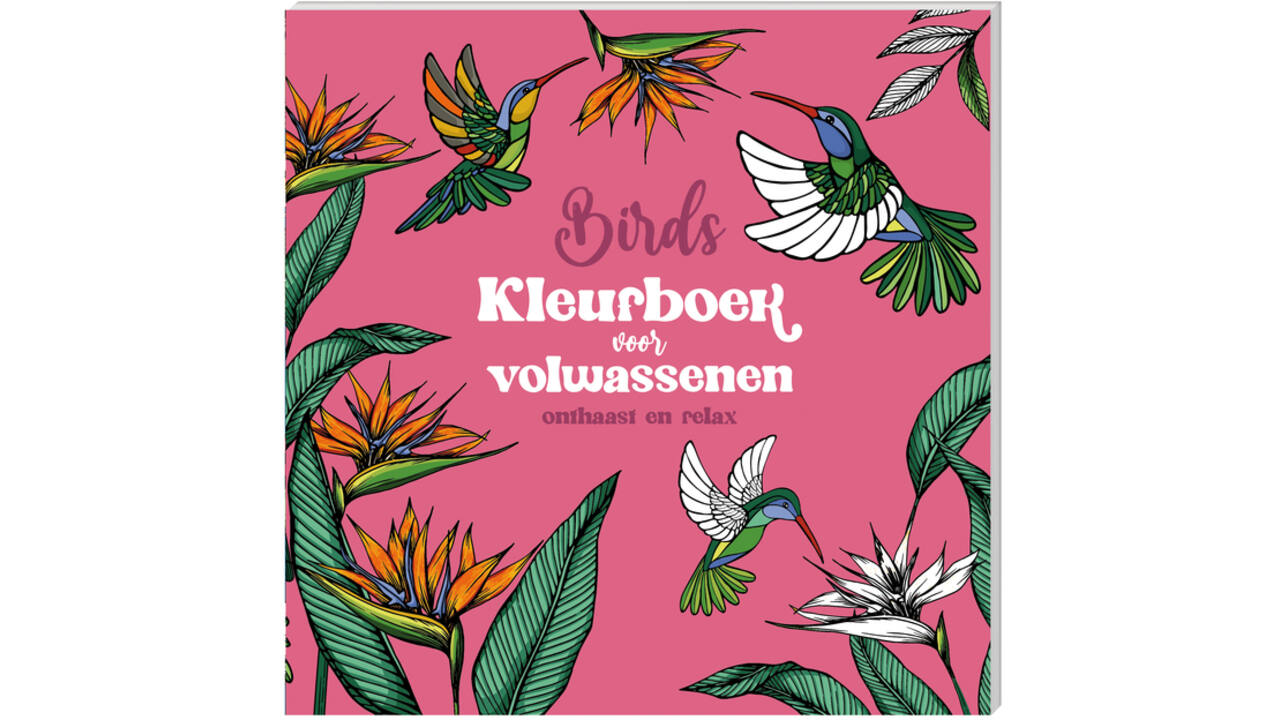Kleurboek voor volwassenen Interstat Birds