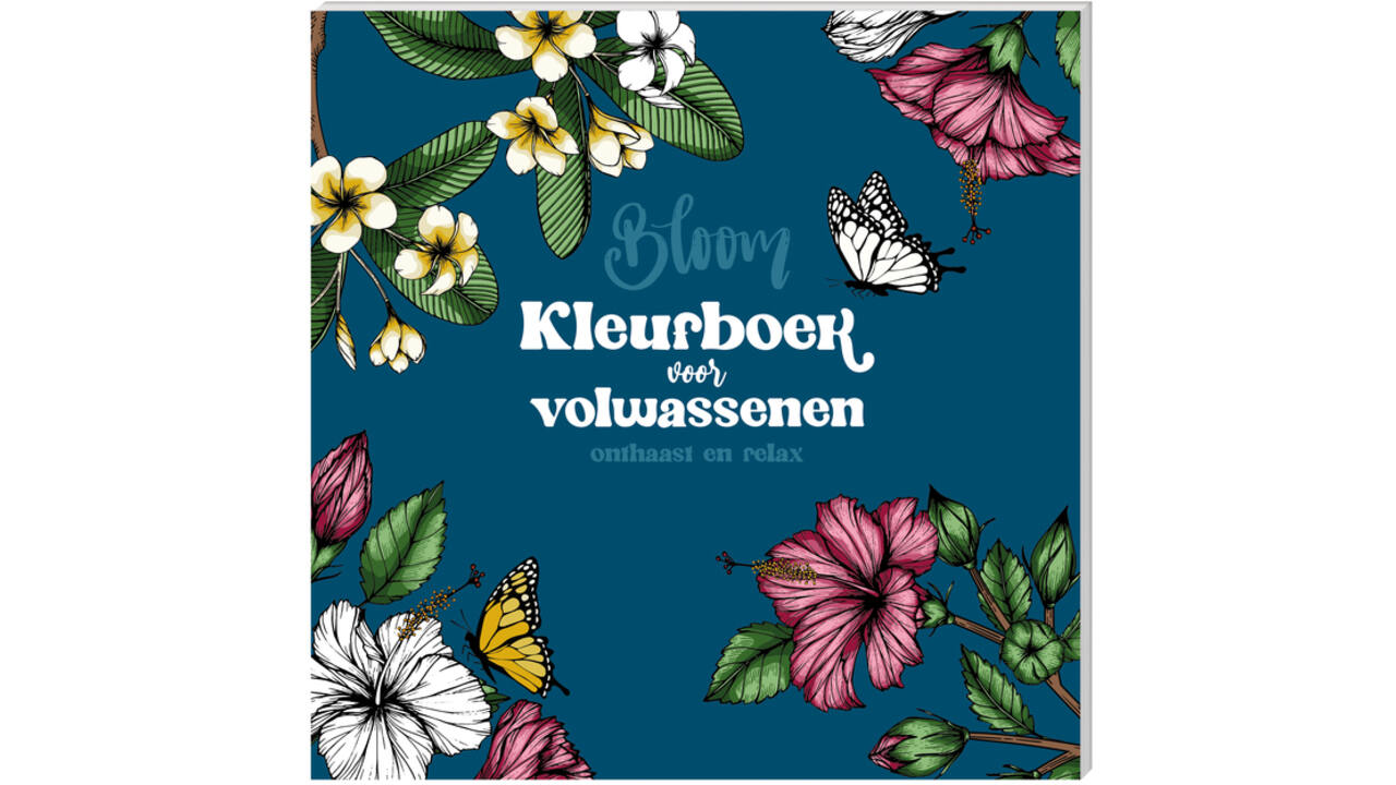 Kleurboek voor volwassenen Interstat Bloom