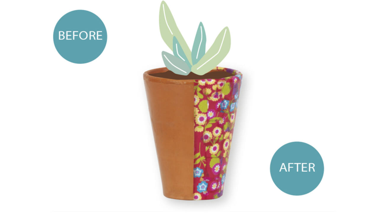 Hobbypapier Décopatch 30x40cm set à 4 vel thema Terracotta