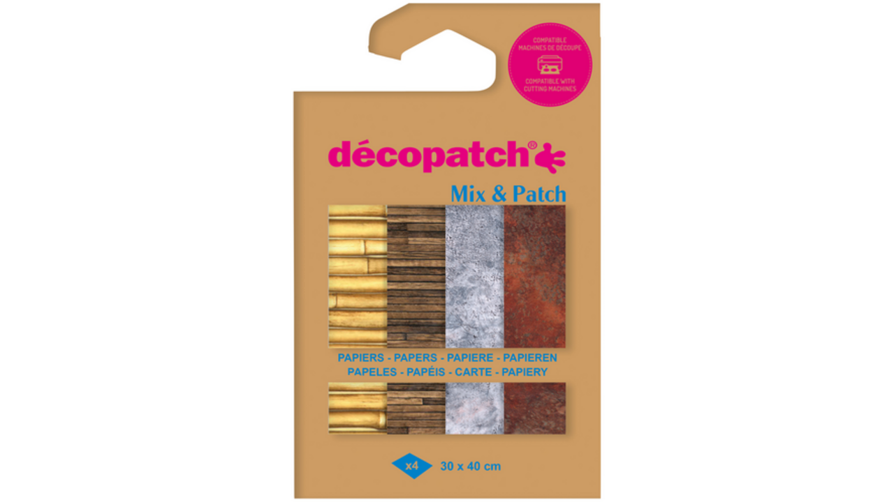 Hobbypapier Décopatch 30x40cm set à 4 vel thema Materials