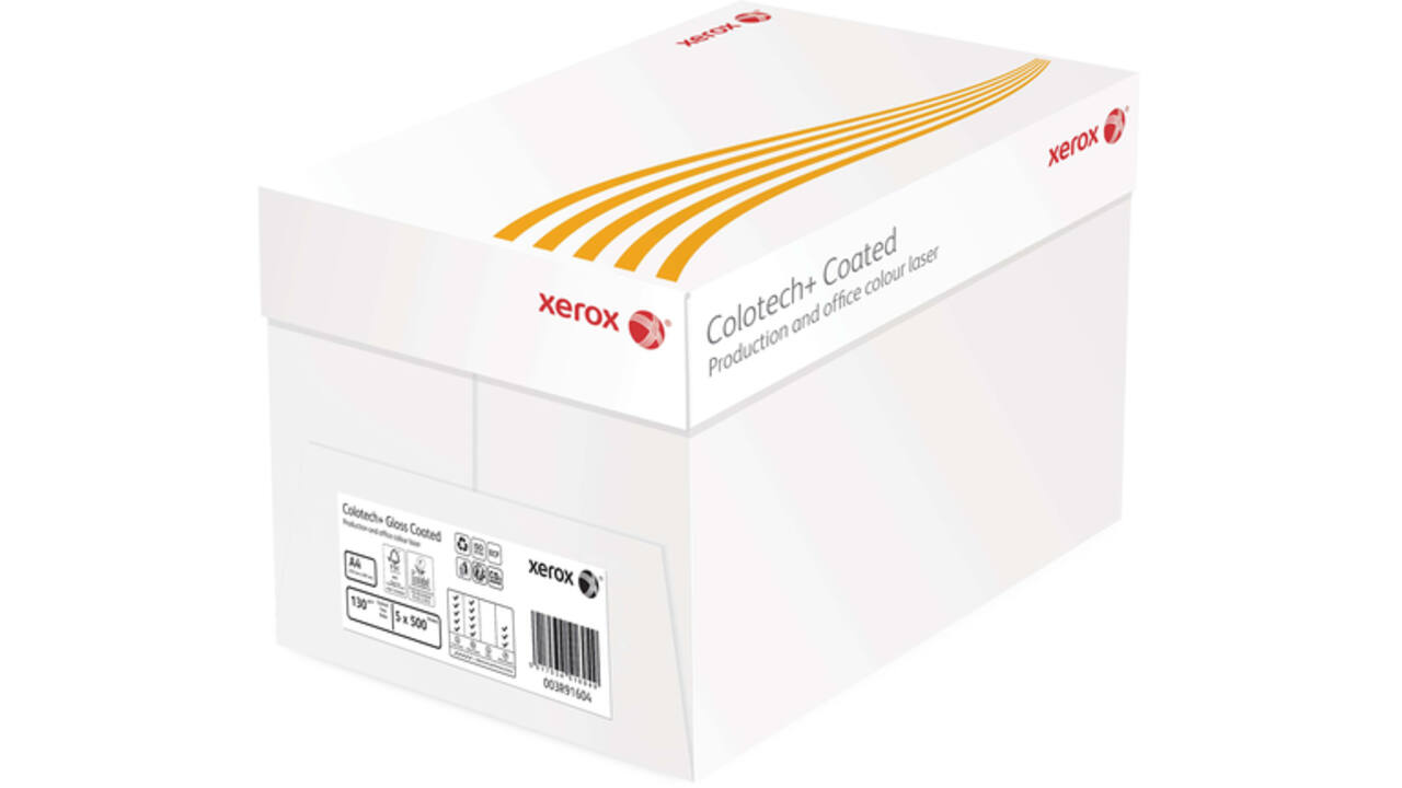 Laserpapier Xerox Colotech+ glossy coated A4 200gr wit 250vel