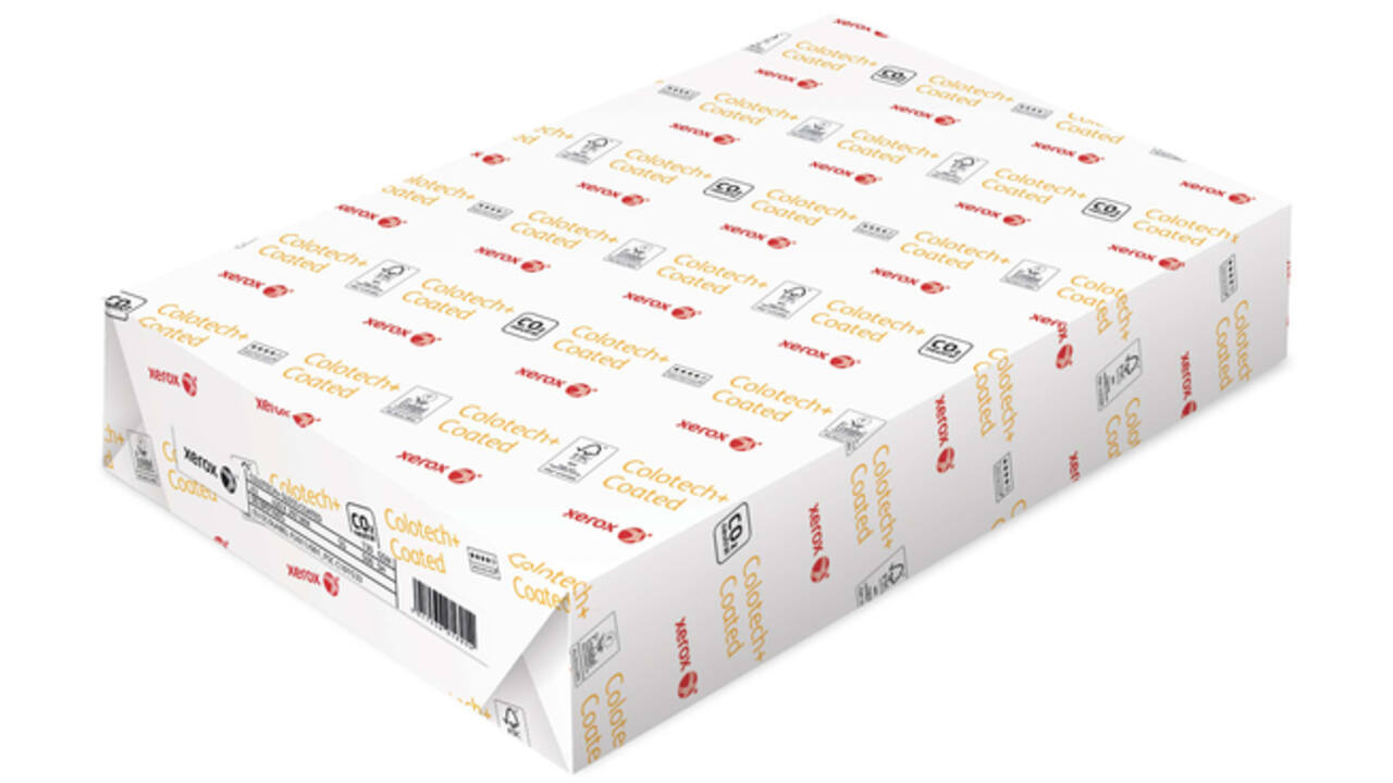 Laserpapier Xerox Colotech+ glossy coated A3 130gr wit 500vel