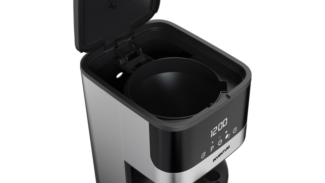 Koffiezetapparaat Inventum 1.2 liter zwart met rvs