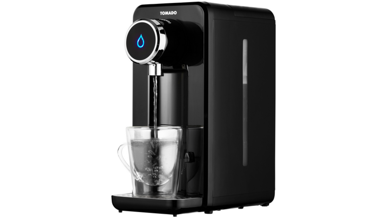 Heetwaterdispenser Tomado 2.5 liter zwart