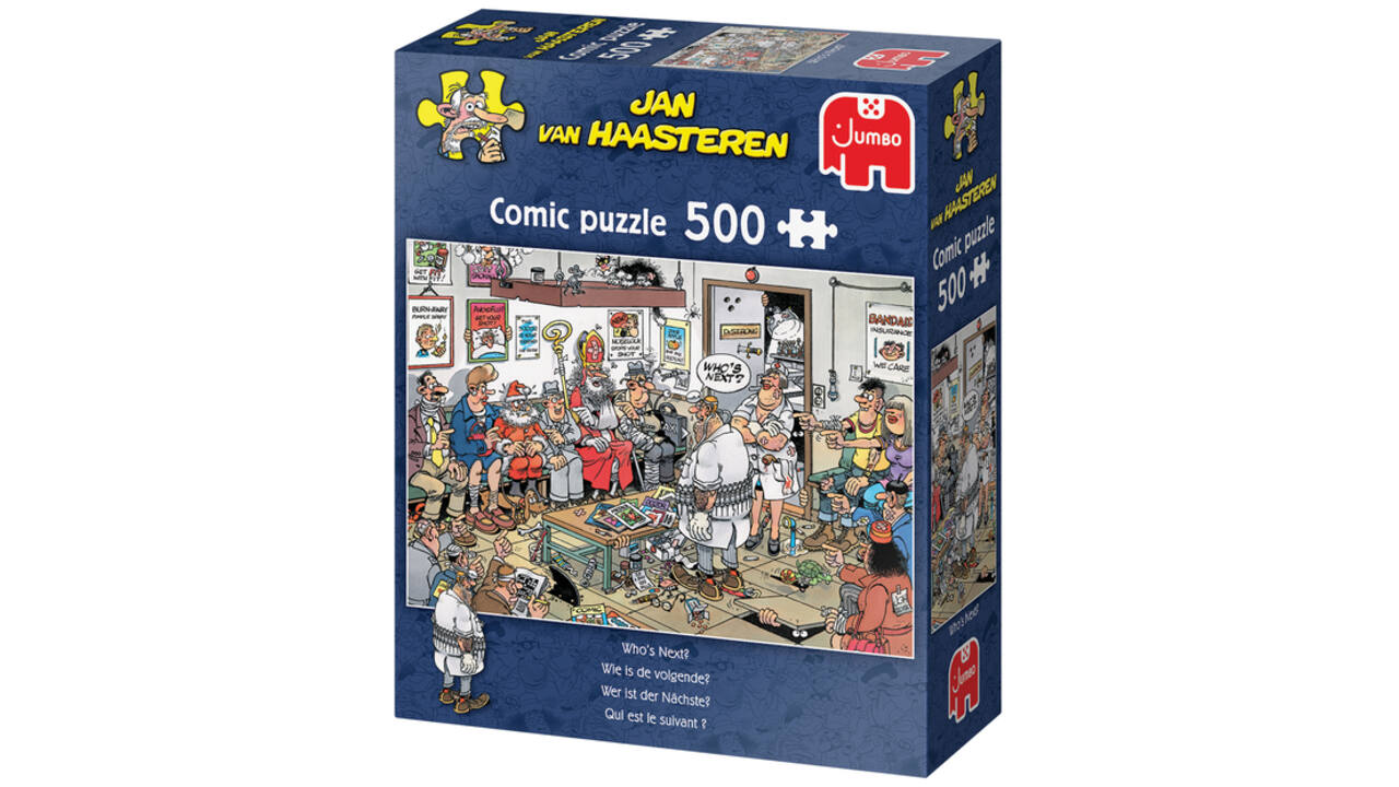 Puzzel Jan van Haasteren Wie Is De Volgende 500 stukjes