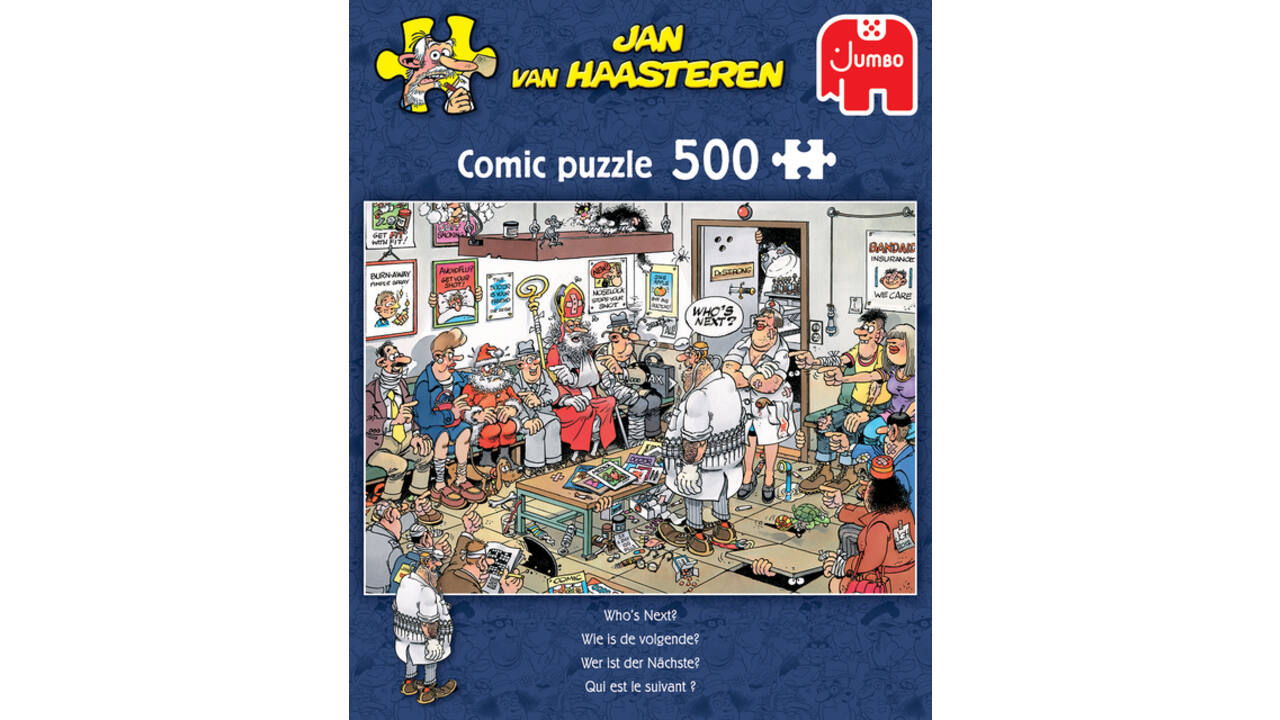 Puzzel Jan van Haasteren Wie Is De Volgende 500 stukjes