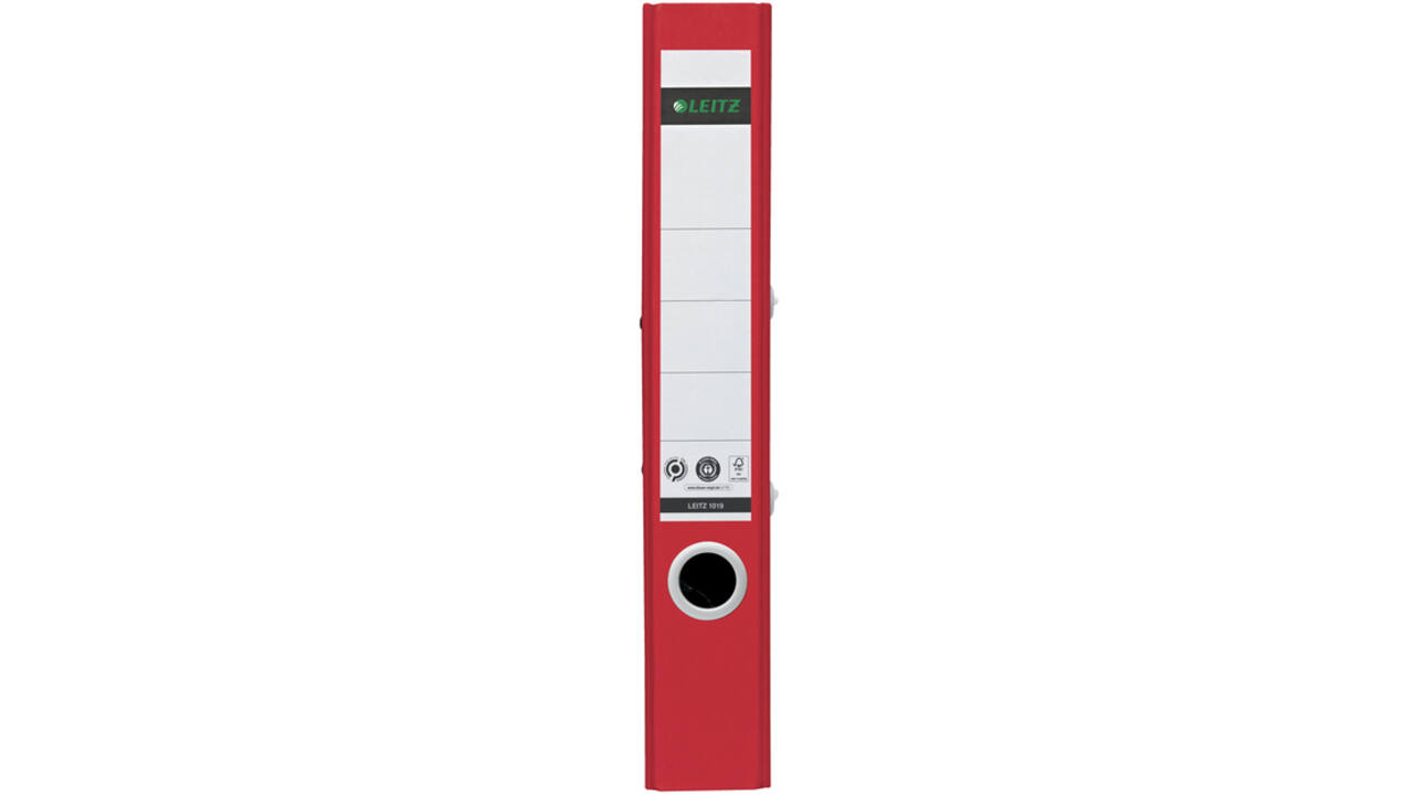 Ordner Leitz 180° Recycle 55 mm karton A4 rood