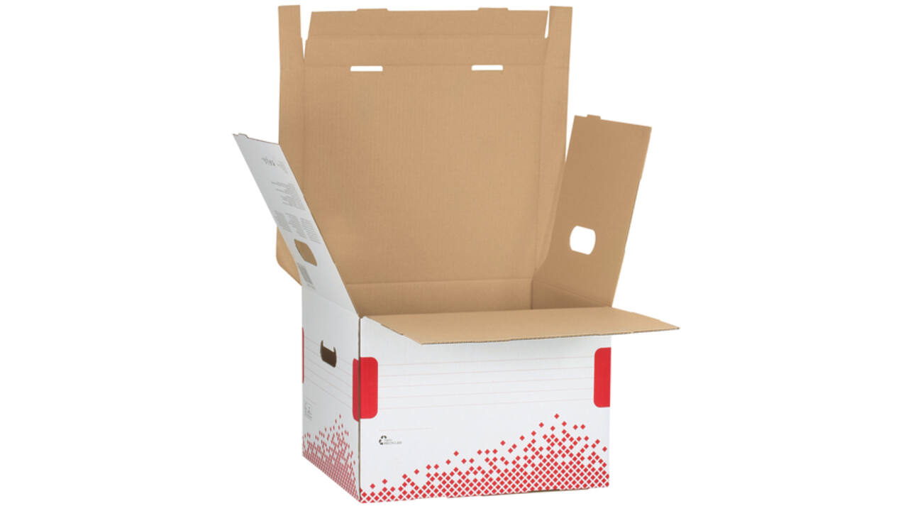 Opberg- en transportdoos Esselte Speedbox 367x263x325mm wit