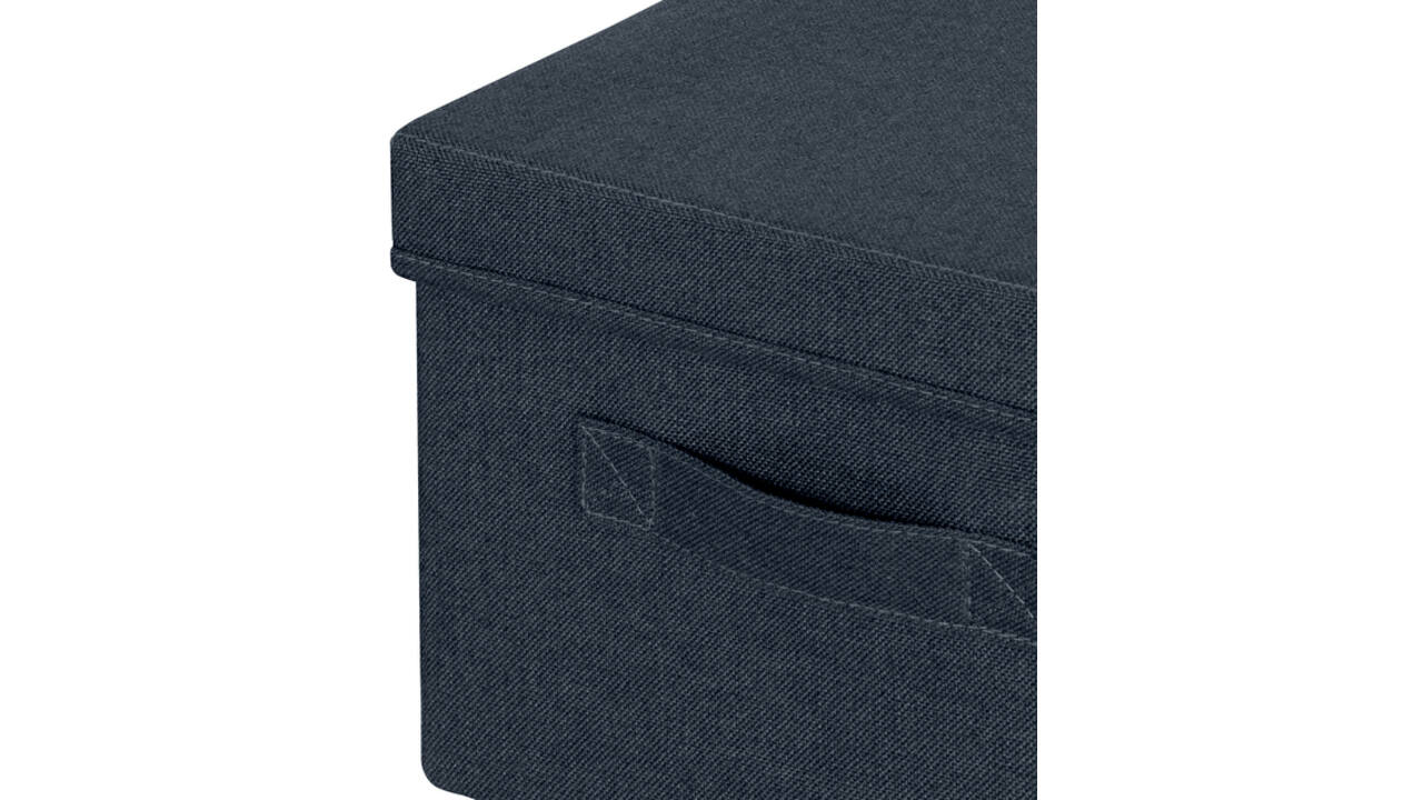 Opbergdoos Leitz gestoffeerd met deksel 285x203x380mm grijs 2 st