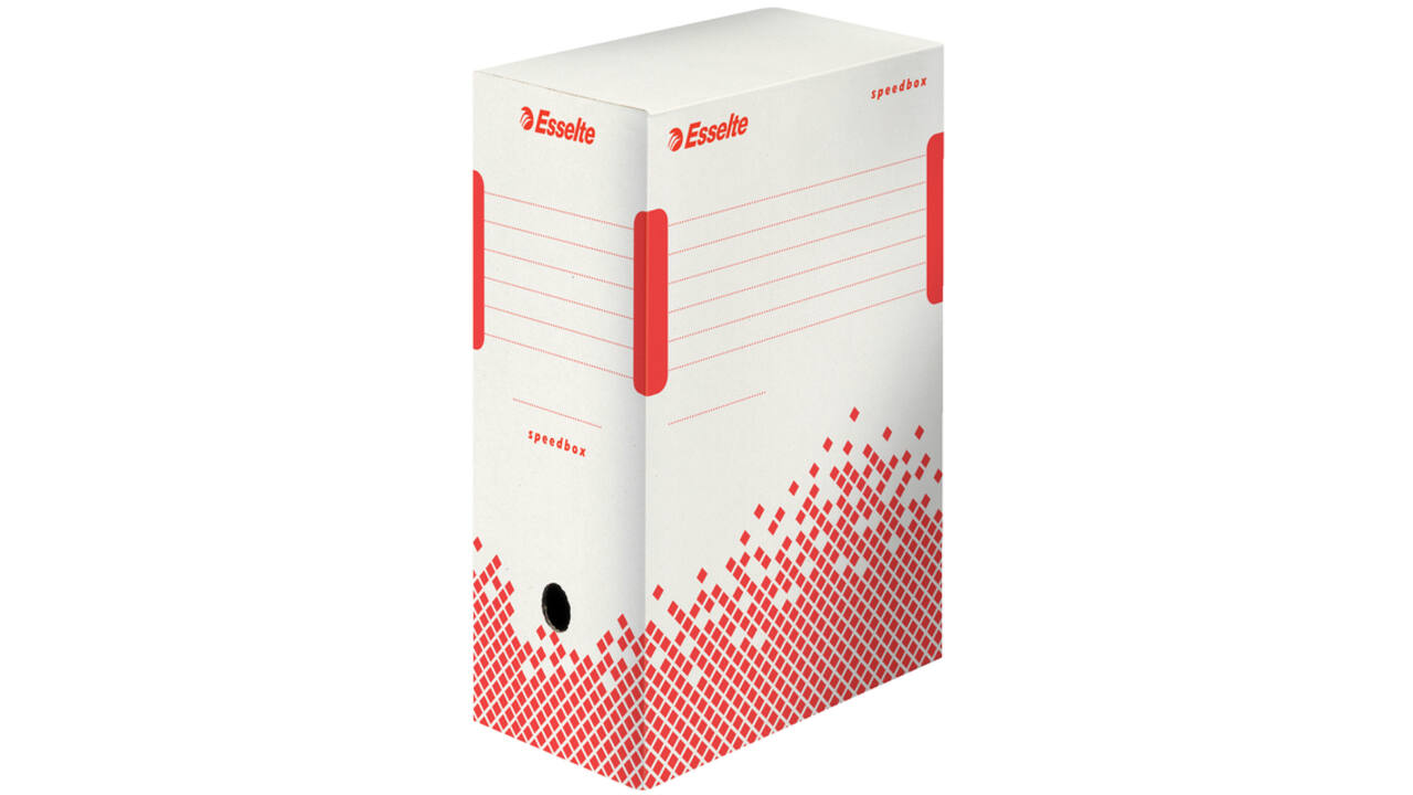 Archiefdoos Esselte Speedbox 150x250x350mm wit