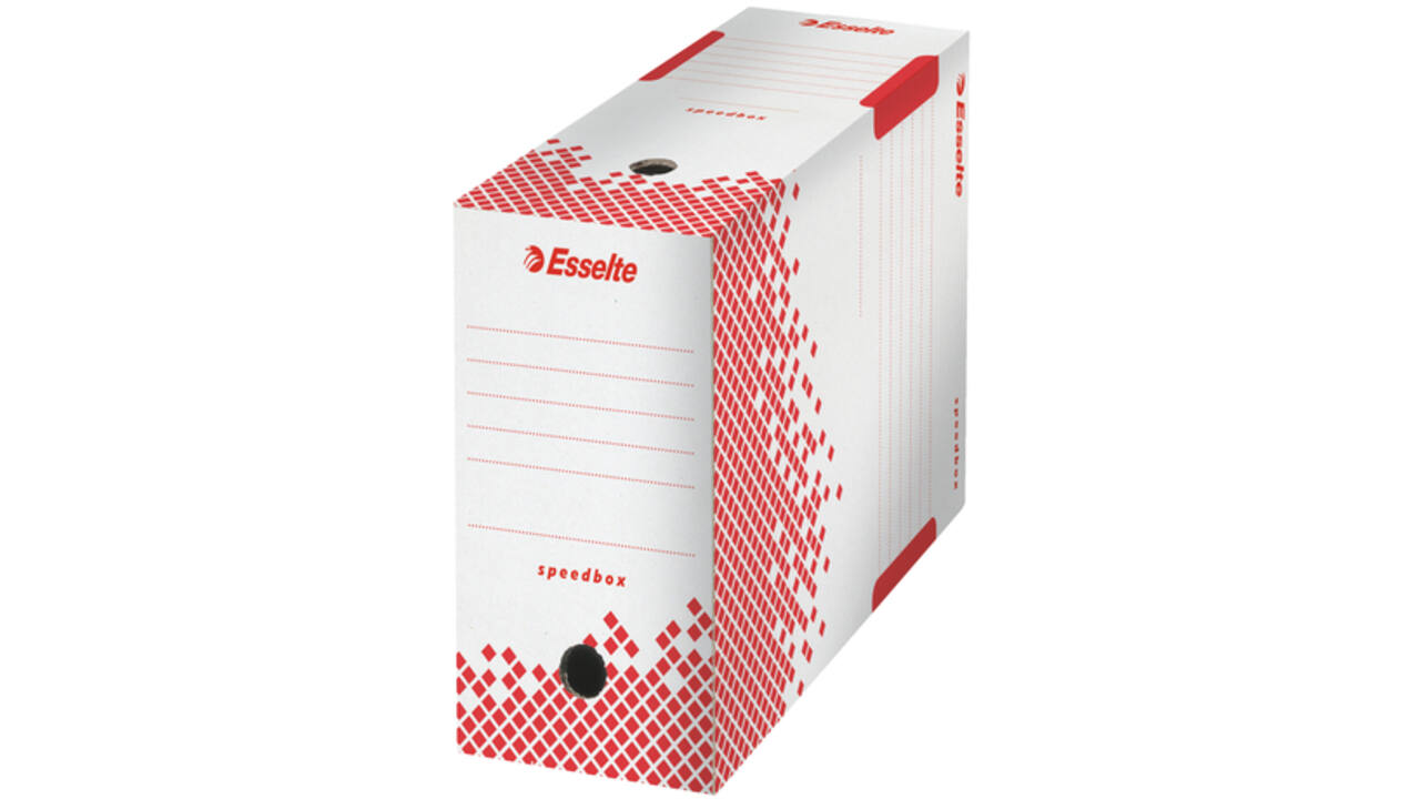Archiefdoos Esselte Speedbox 150x250x350mm wit