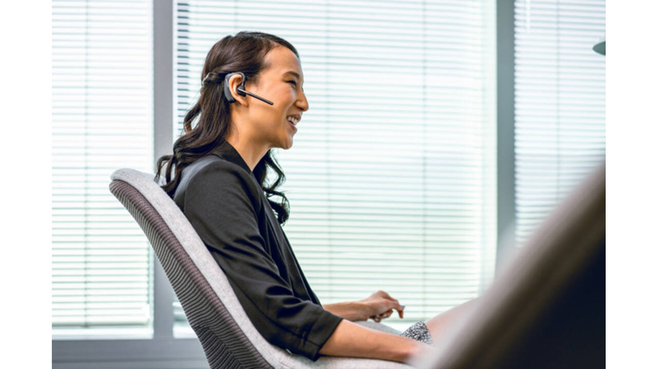 Headset HP POLY Voyager 5200 USB-A Bluetooth met BT700 dongle