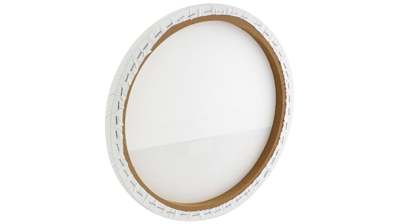 Canvas Nassau fine art rond 30cm 100% katoen