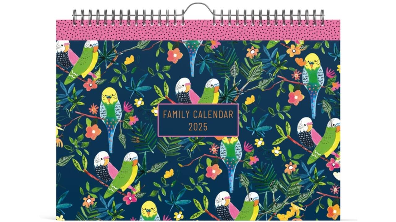 Familiekalender 2025 Lannoo 310x220 Paper Salad 7dagen/1pagina
