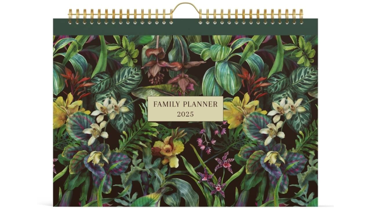 Familiekalender 2025 Lannoo 310x220 Botanic 7dagen/1pagina