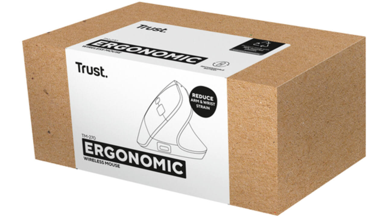 Muis Trust Ergonomisch TM-270 draadloos