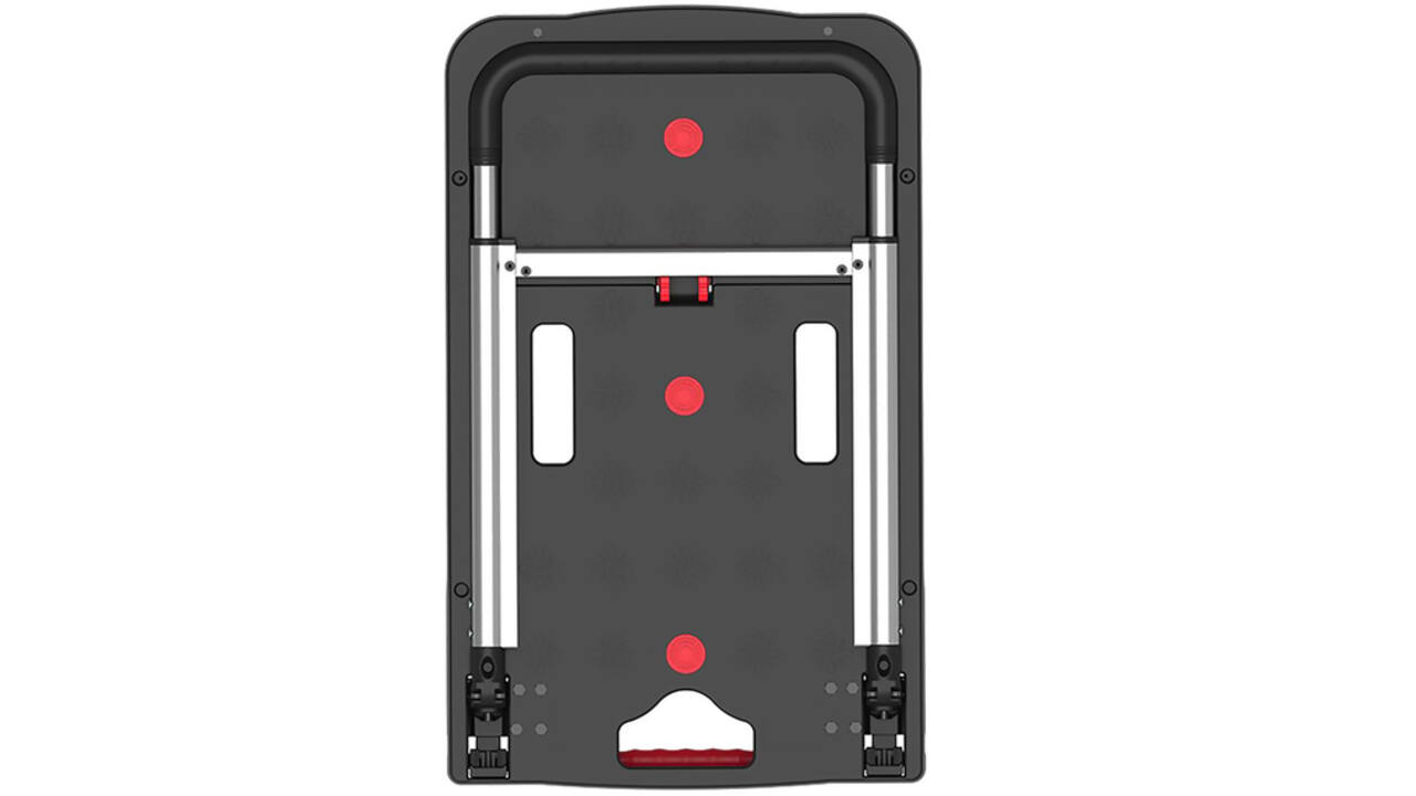 Transportkar Pavo platform trolley inklapbaar 137kg zwart