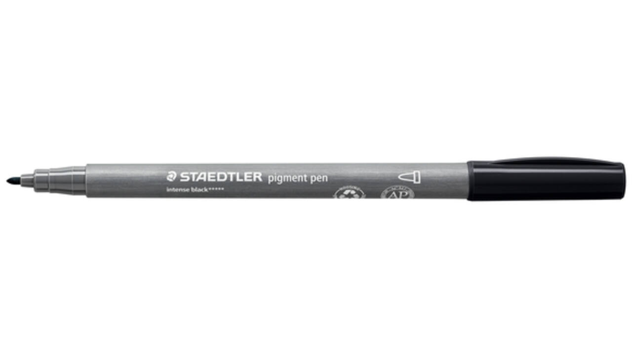 Fijnschrijver Staedtler PigmentArts Intens zwart