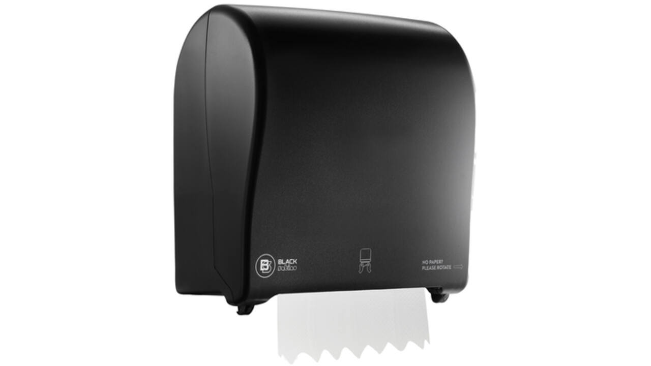 Handdoekroldispenser BlackSatino PT50 zwart 335340