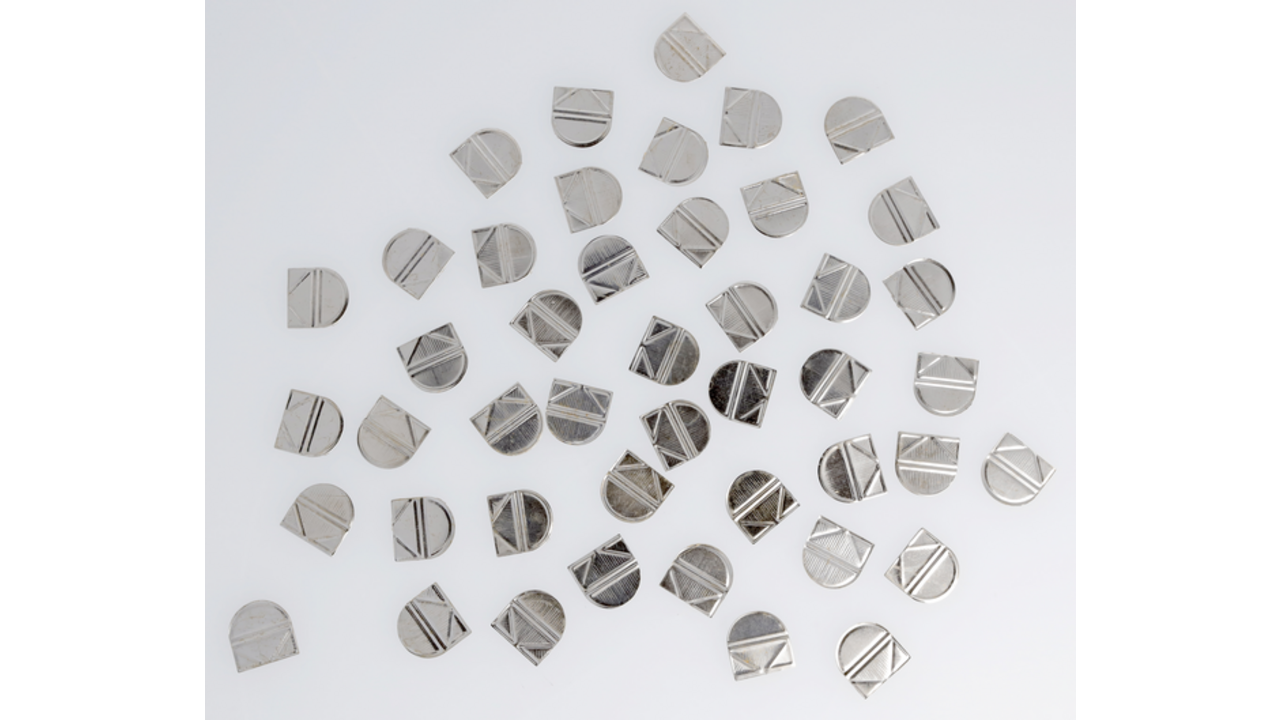 Hoekclips Westcott aluminium zilverkleurig doos à 100 stuks