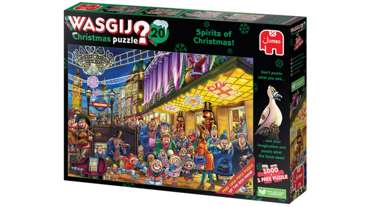 Puzzel Wasgij Christmas 20 - De Geesten van de Kermis! 2x1000st (1 puzzle for free)