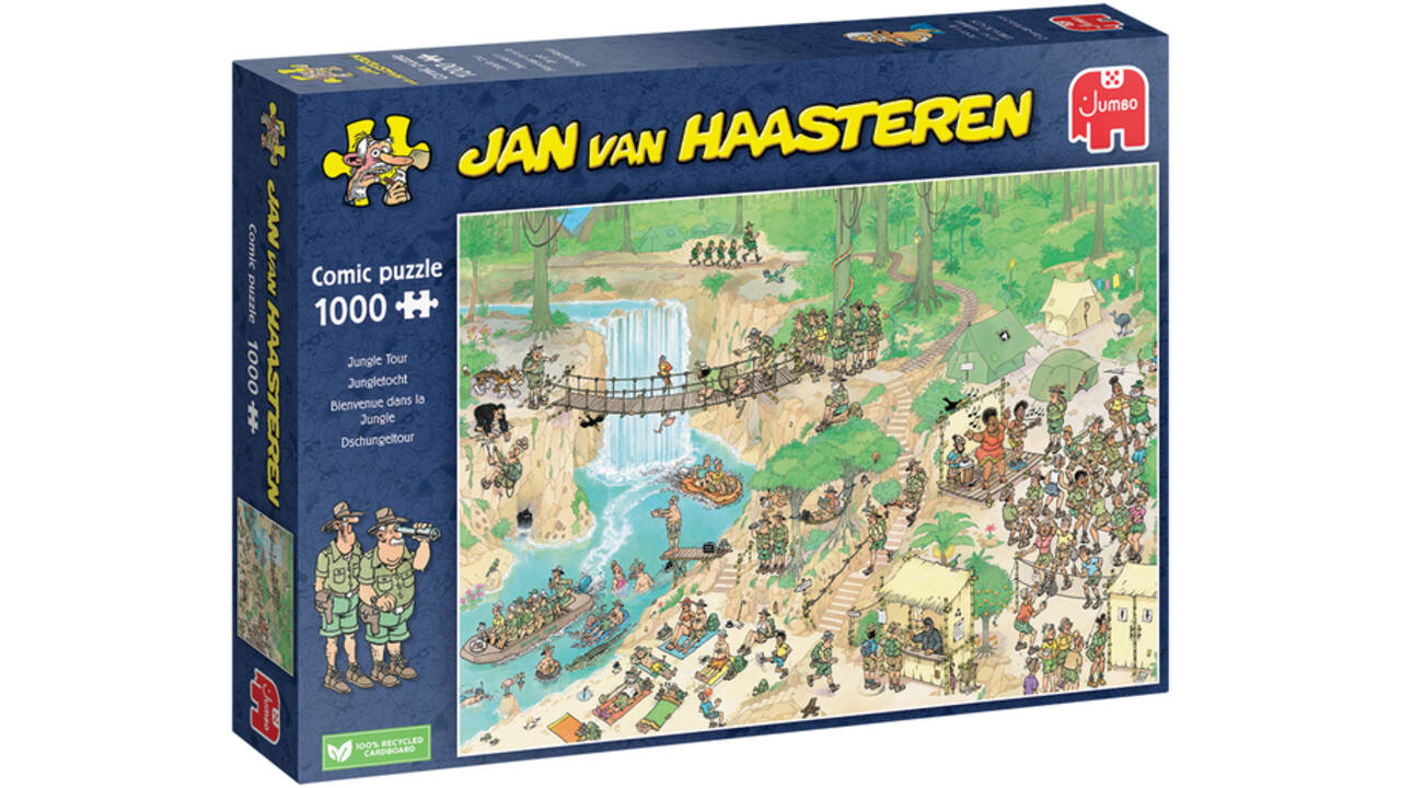 Puzzel Jan van Haasteren Jungletocht 1000 stukjes