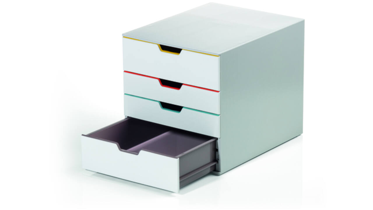 Ladenbox Durable Varicolor 4 laden mix kleur