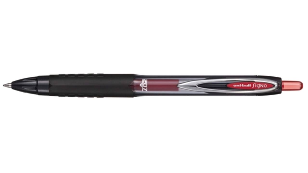 Gelschrijver Uni-ball Signo eco 207E medium rood