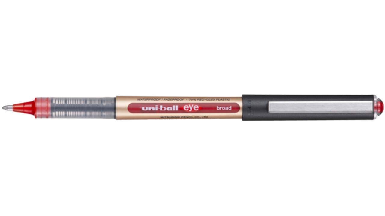 Rollerpen Uni-ball Eye eco 150E breed rood